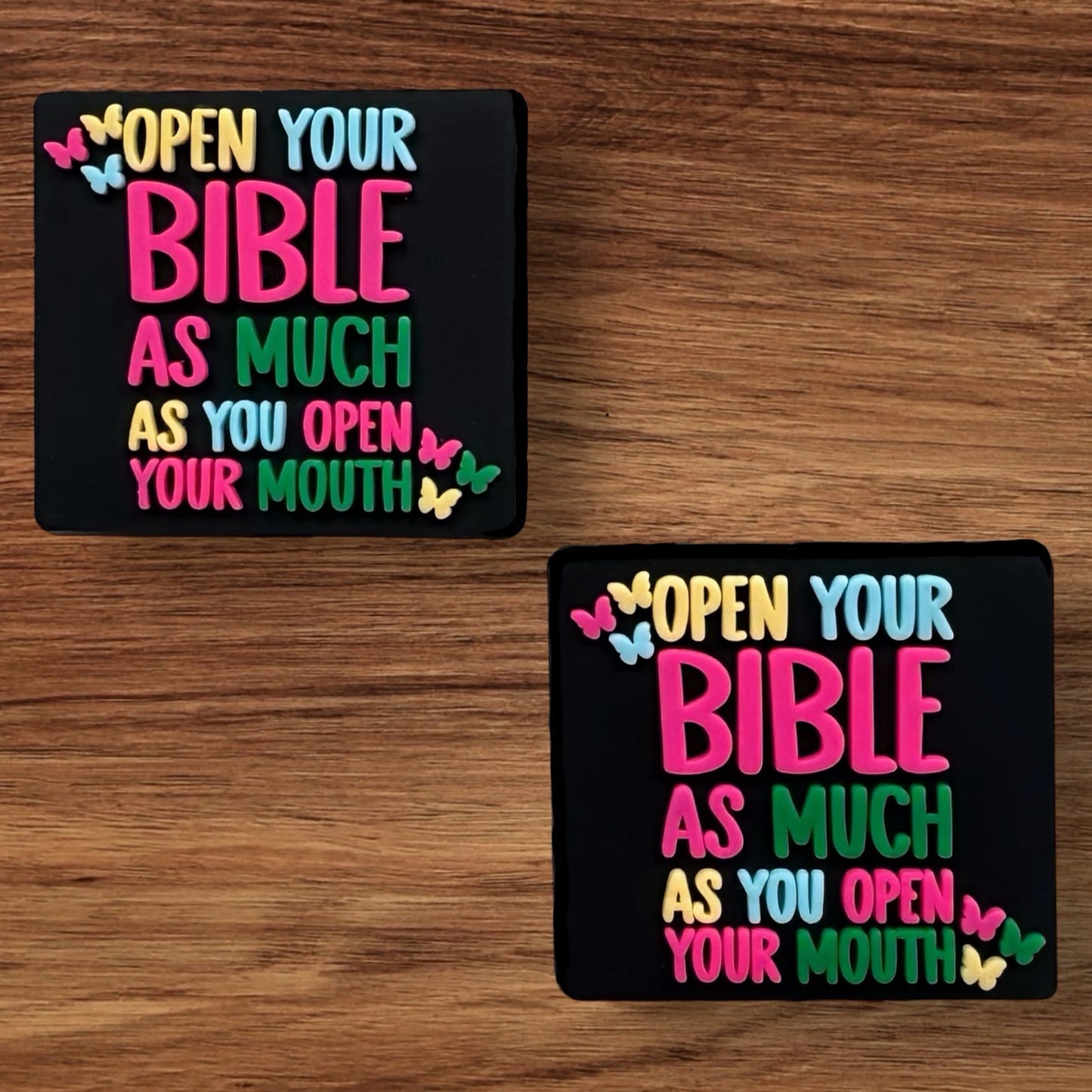 Open Your Bible As Much As Your Mouth Focal