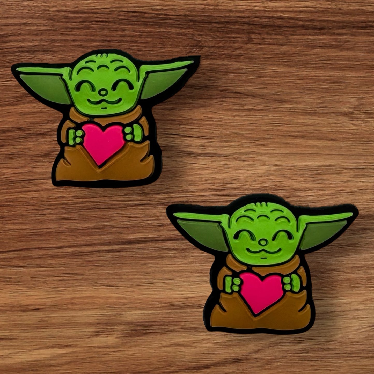 Green Alien With Heart Focal