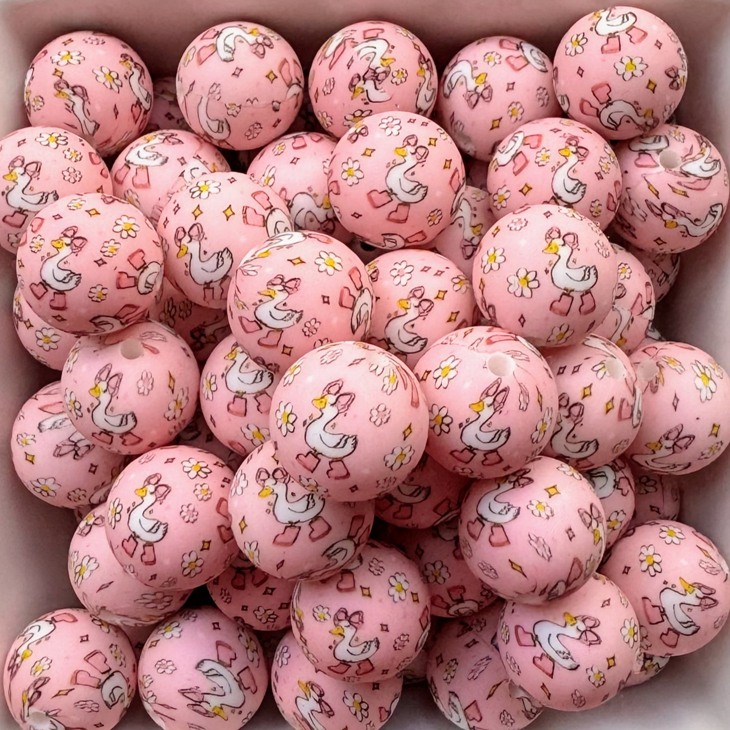 15mm Goose Silicone Bead
