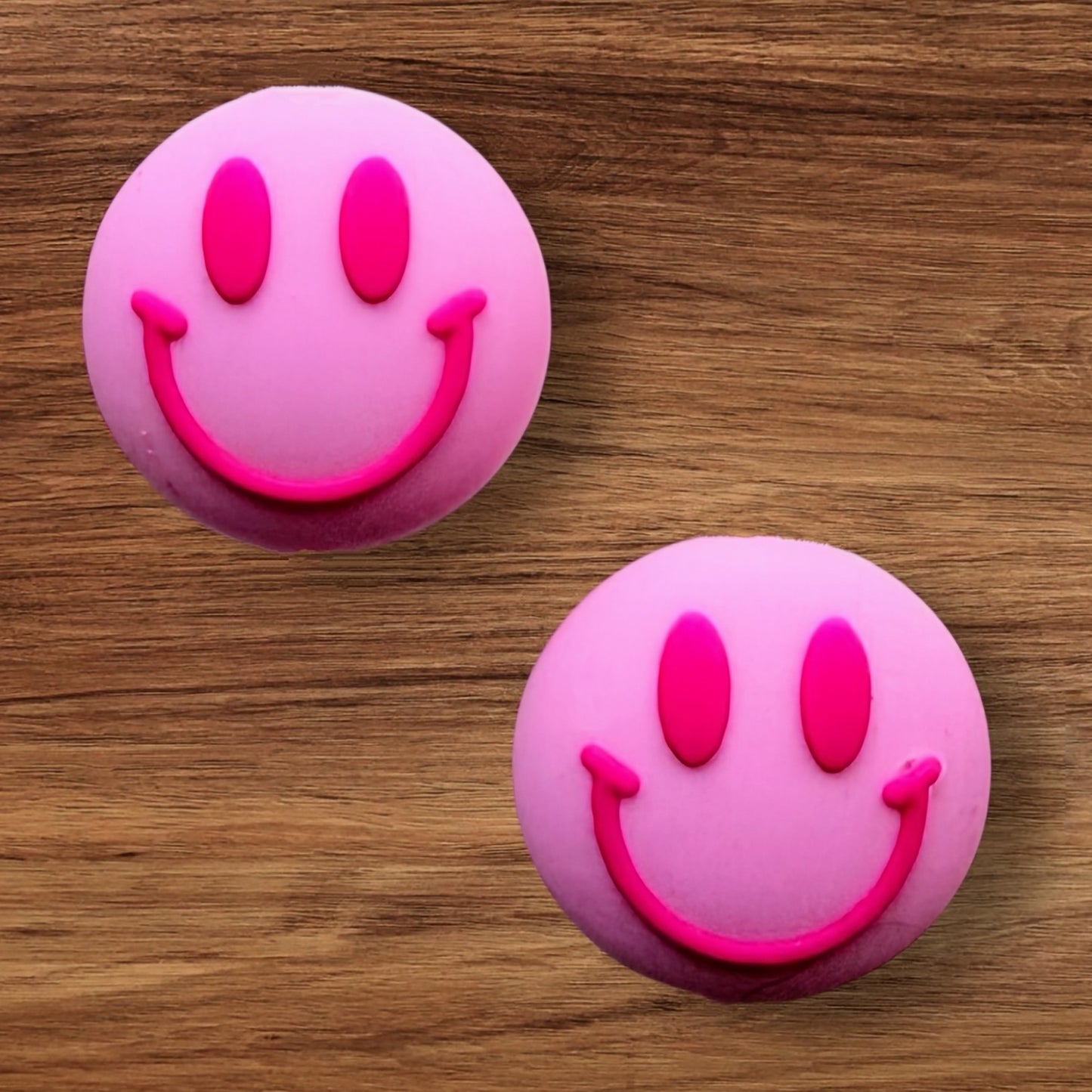 3-D Pink Happy Face