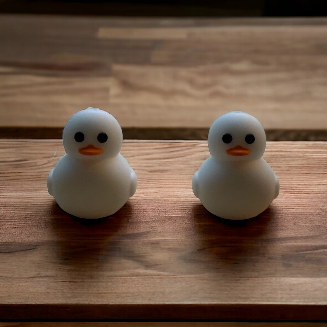 White 3-D Duck Focal