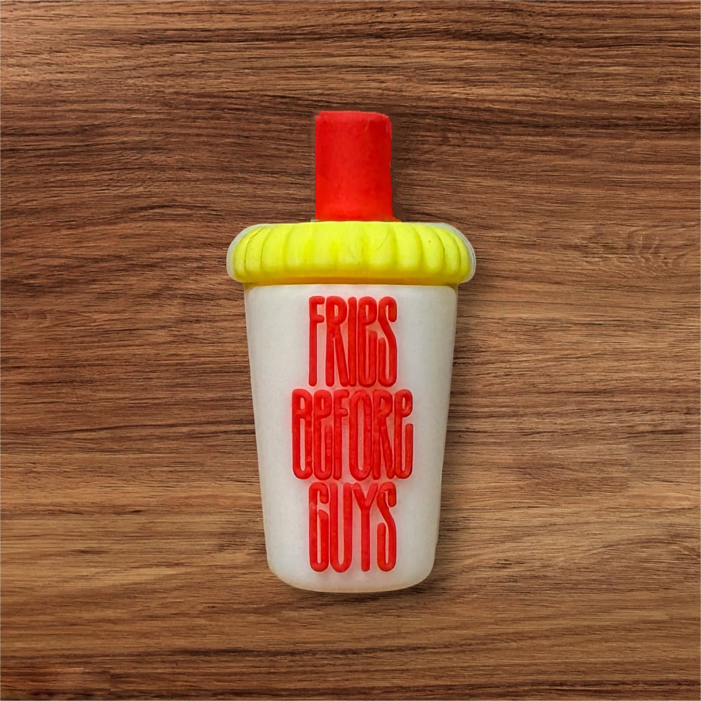 3-D Fries Before Guys Cup Focal