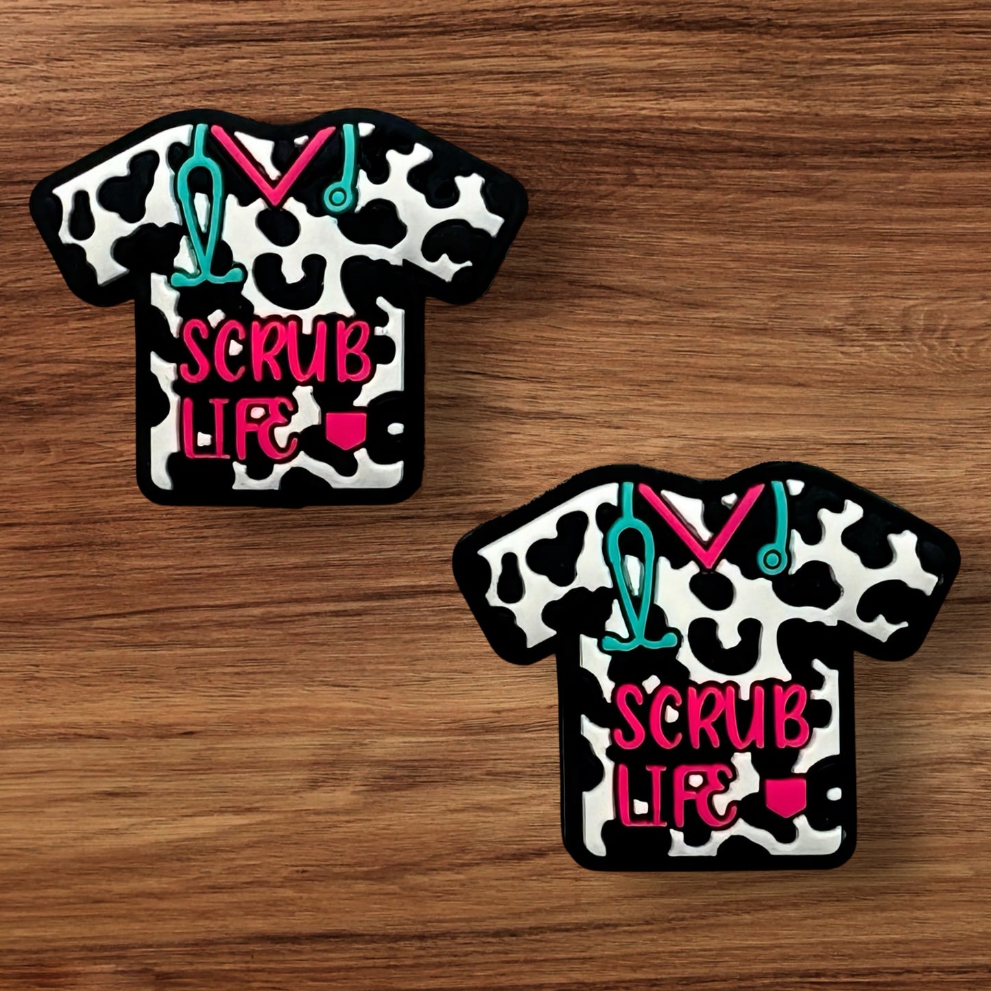 Animal Print Scrub Life Focal