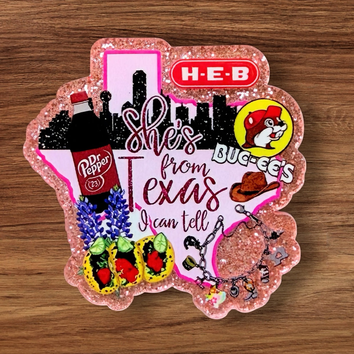 She’s From Texas Acrylic Flatback