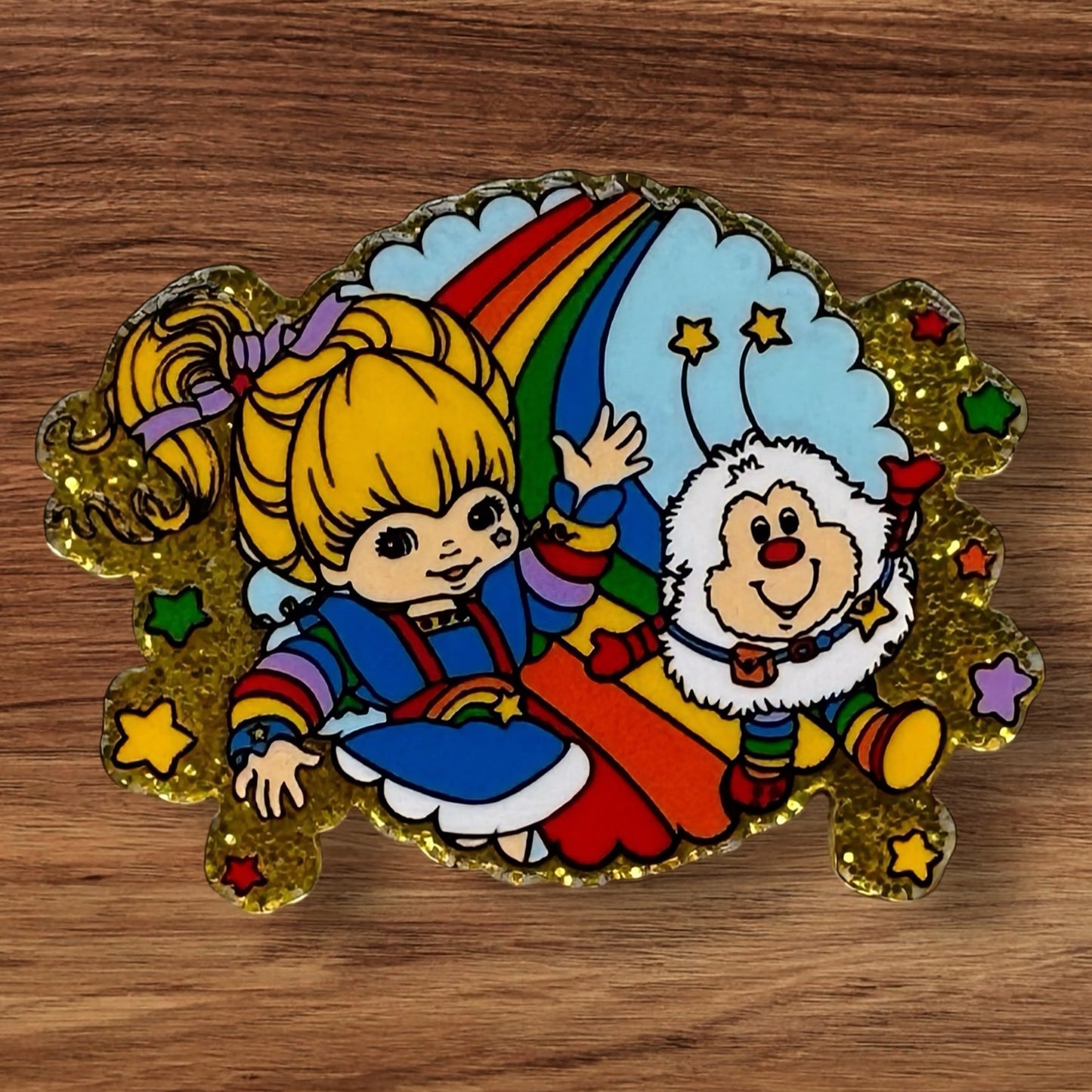 Rainbow Girl Acrylic Flatback