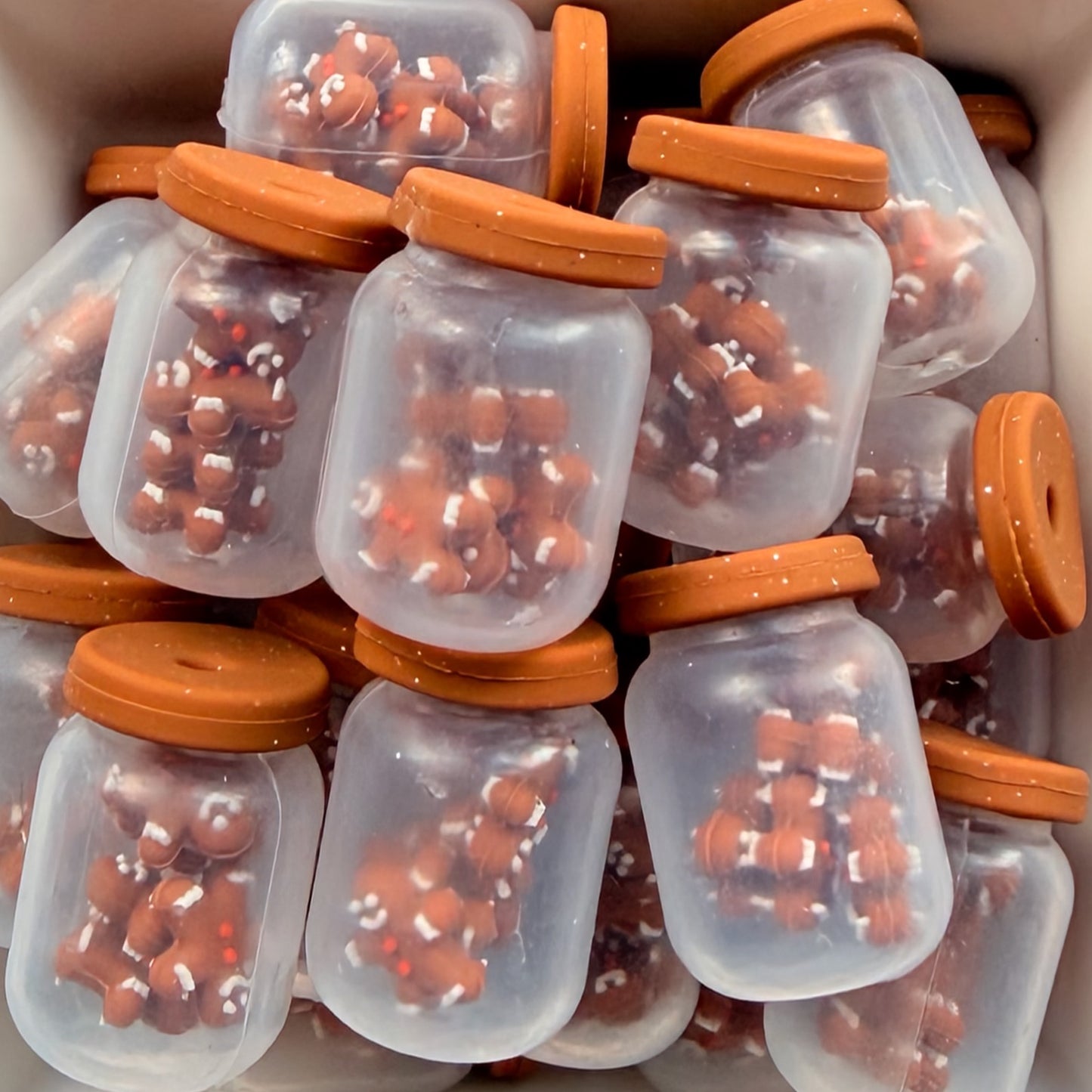 3-D Gingerbread Man Jar Focal