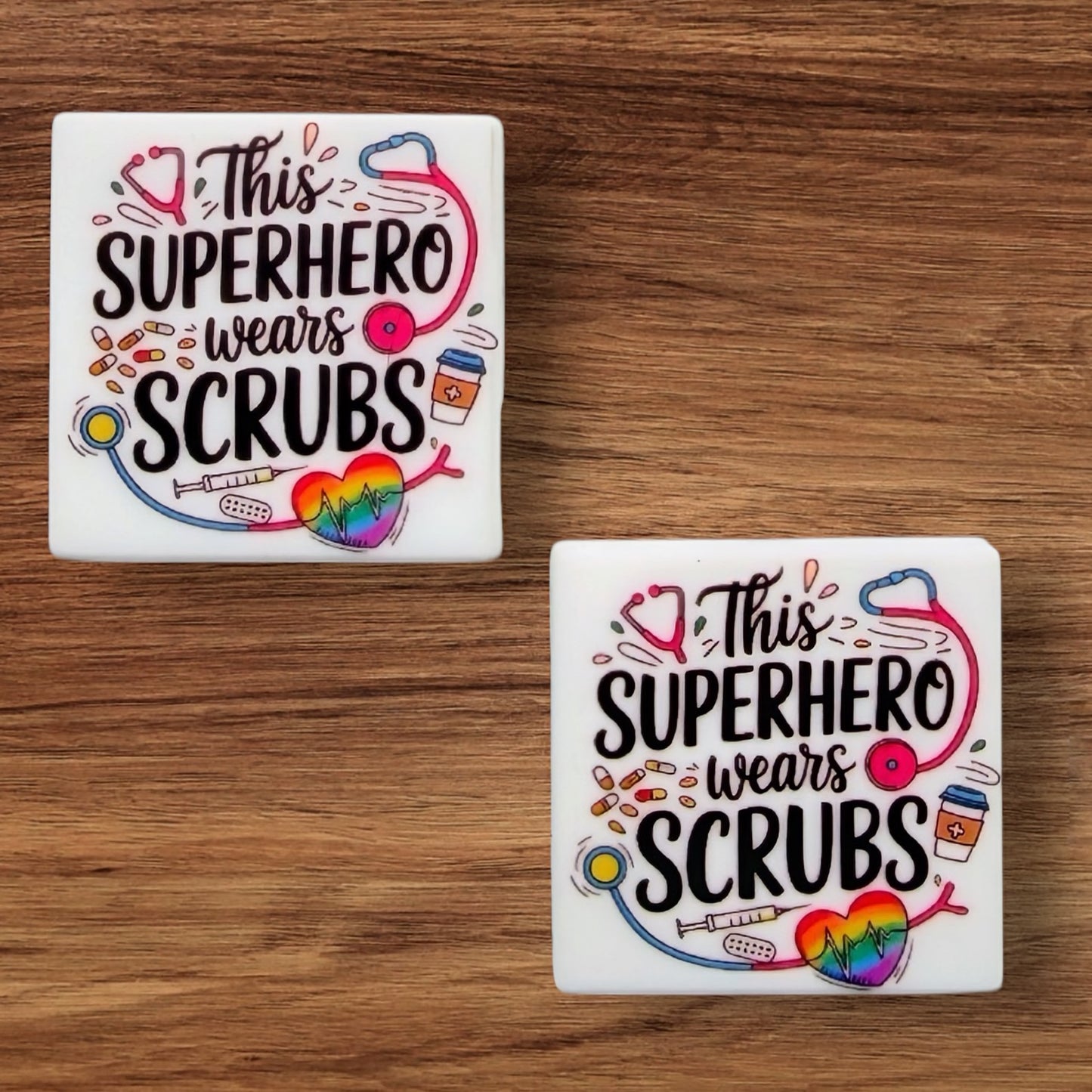 This Superhero Wears Scrubs Focal (Custom)