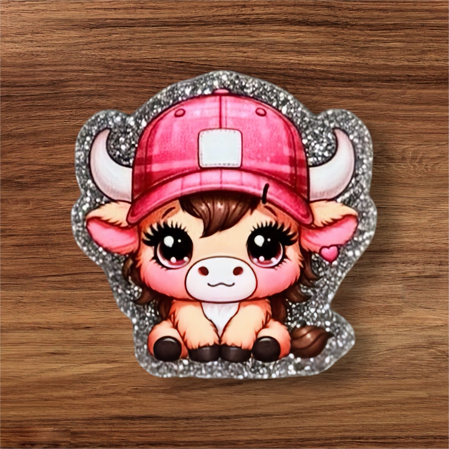 Girlie Cow Acrylic Flatback