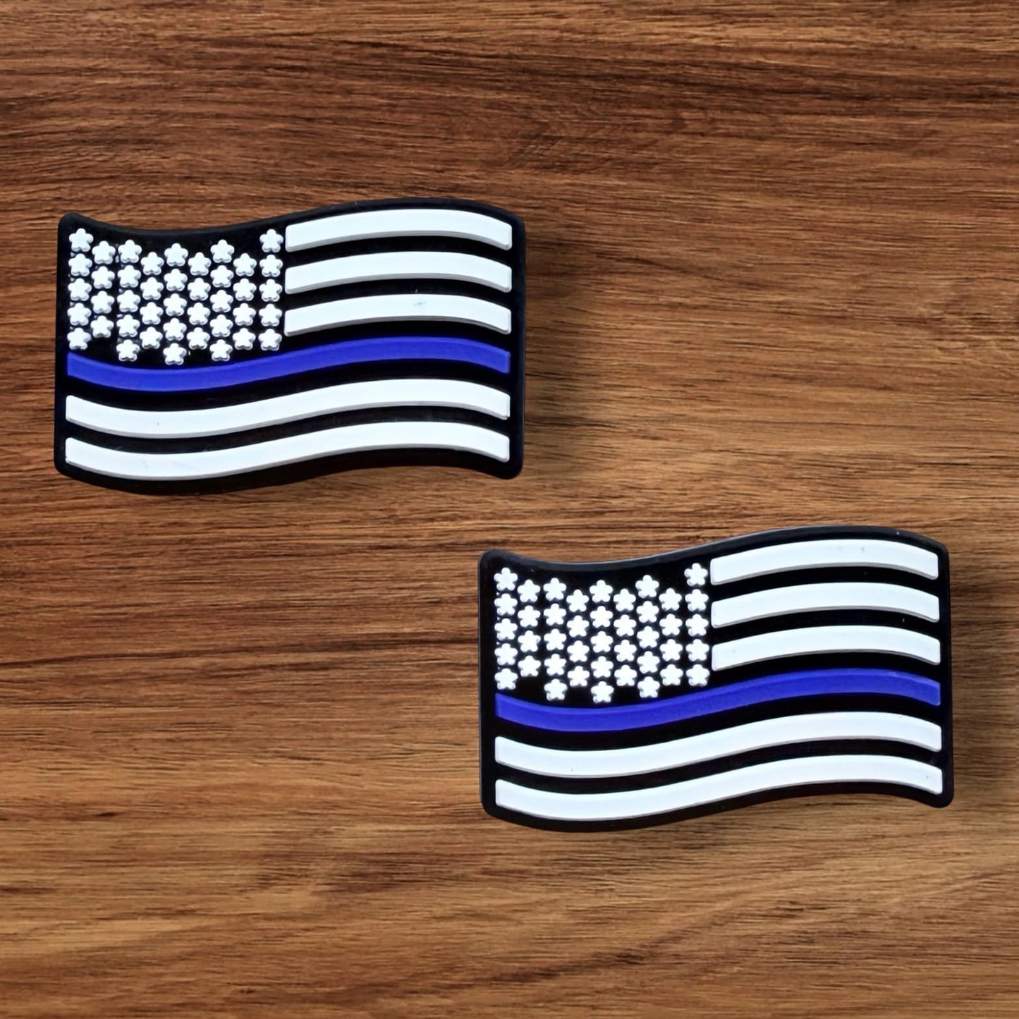 Blue White Flag Focal