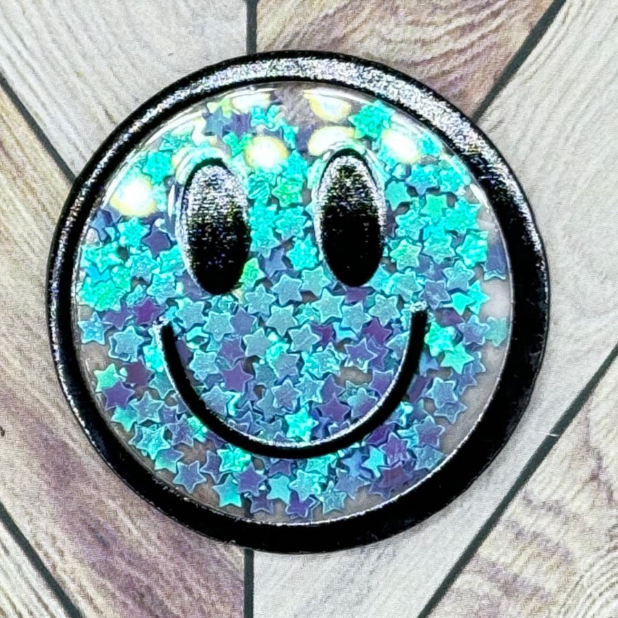 Happy Face Acrylic Flatbacks