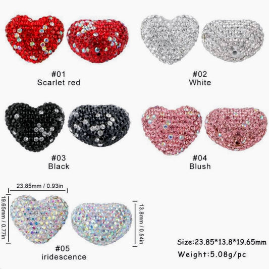 Rhinestone Hearts
