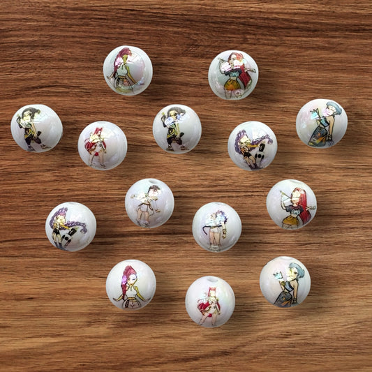 16mm K-Pop Acrylic Bead