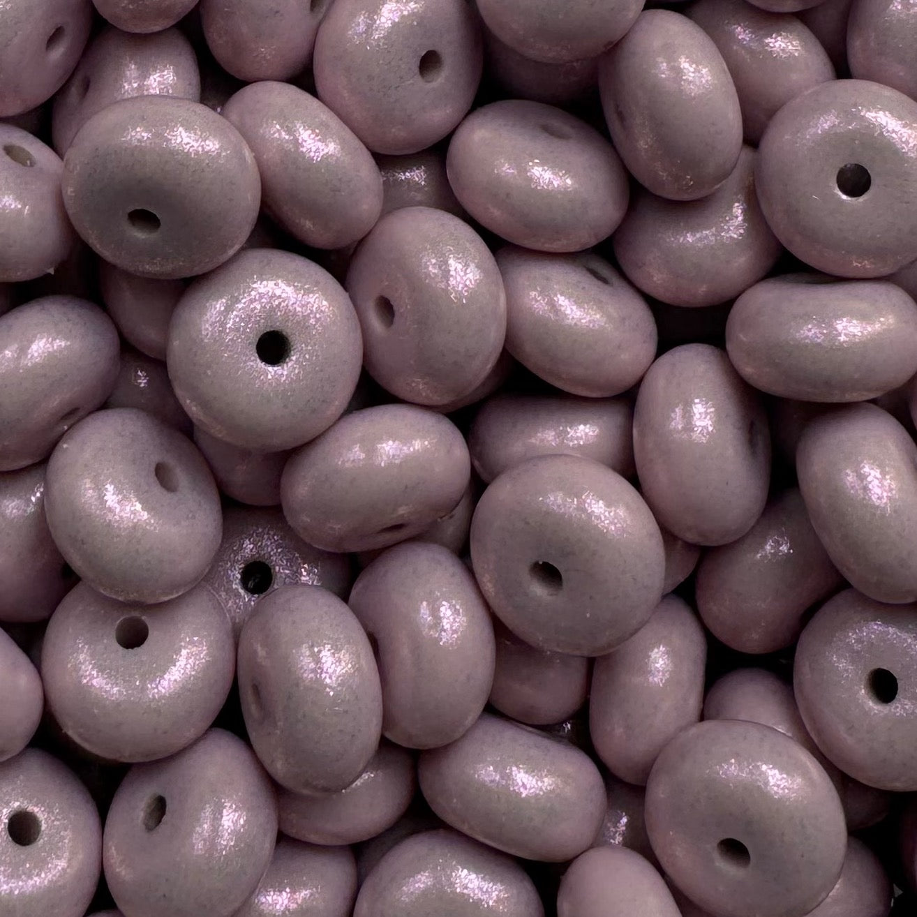 Lavender Opal Abacus Bead