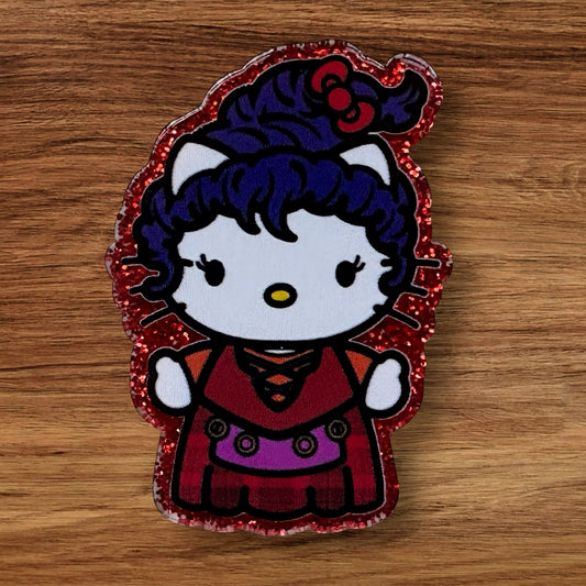 Black Hair Sister Acrylic Flatback