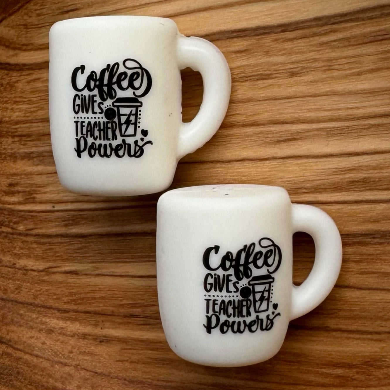 Coffee Gives Me Teacher Powers Mug Focal