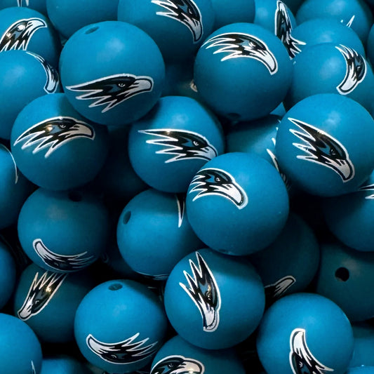 15mm Football Beads