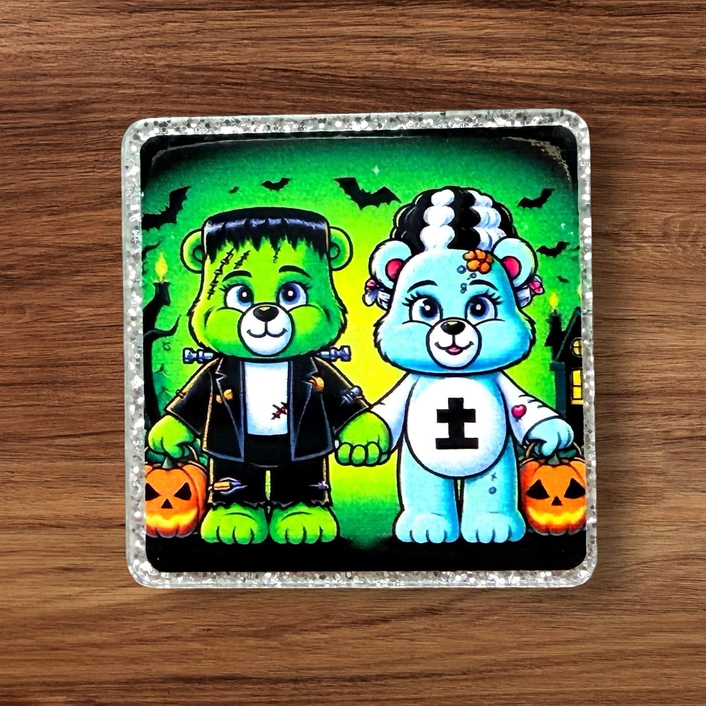 Scare Bears Acrylic Flatback