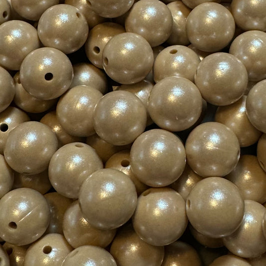 15mm Desert Chameleon Silicone Bead