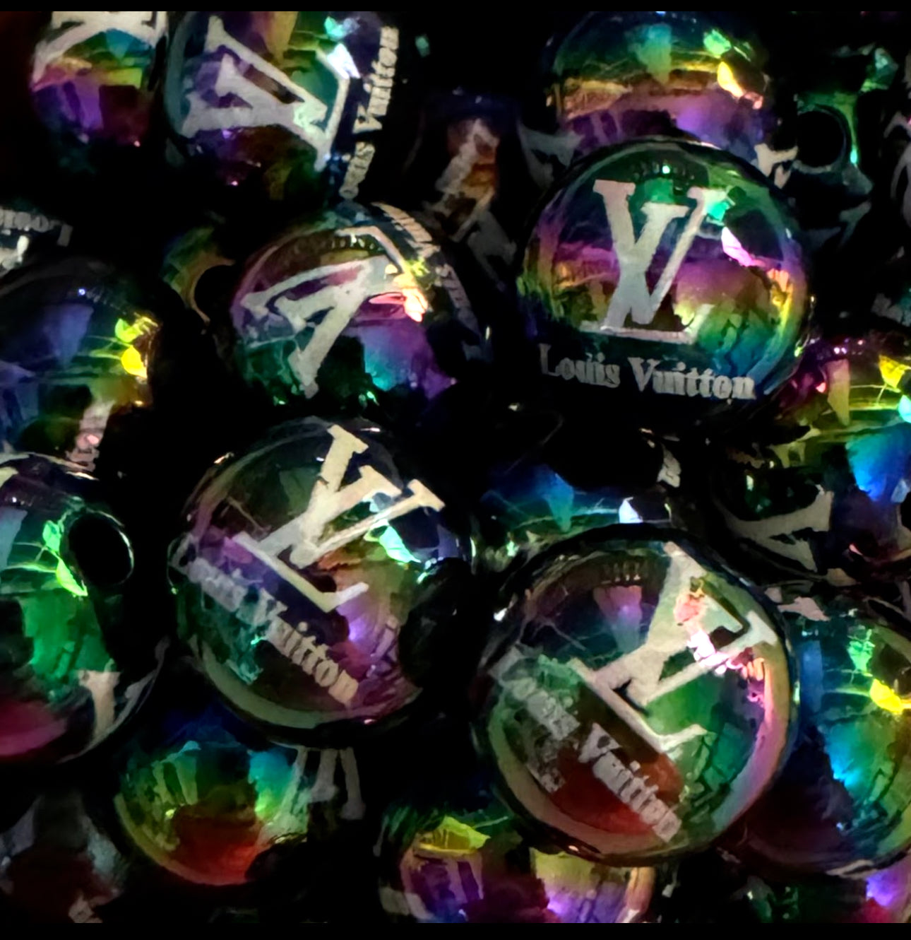16mm Designer Acrylic Bead