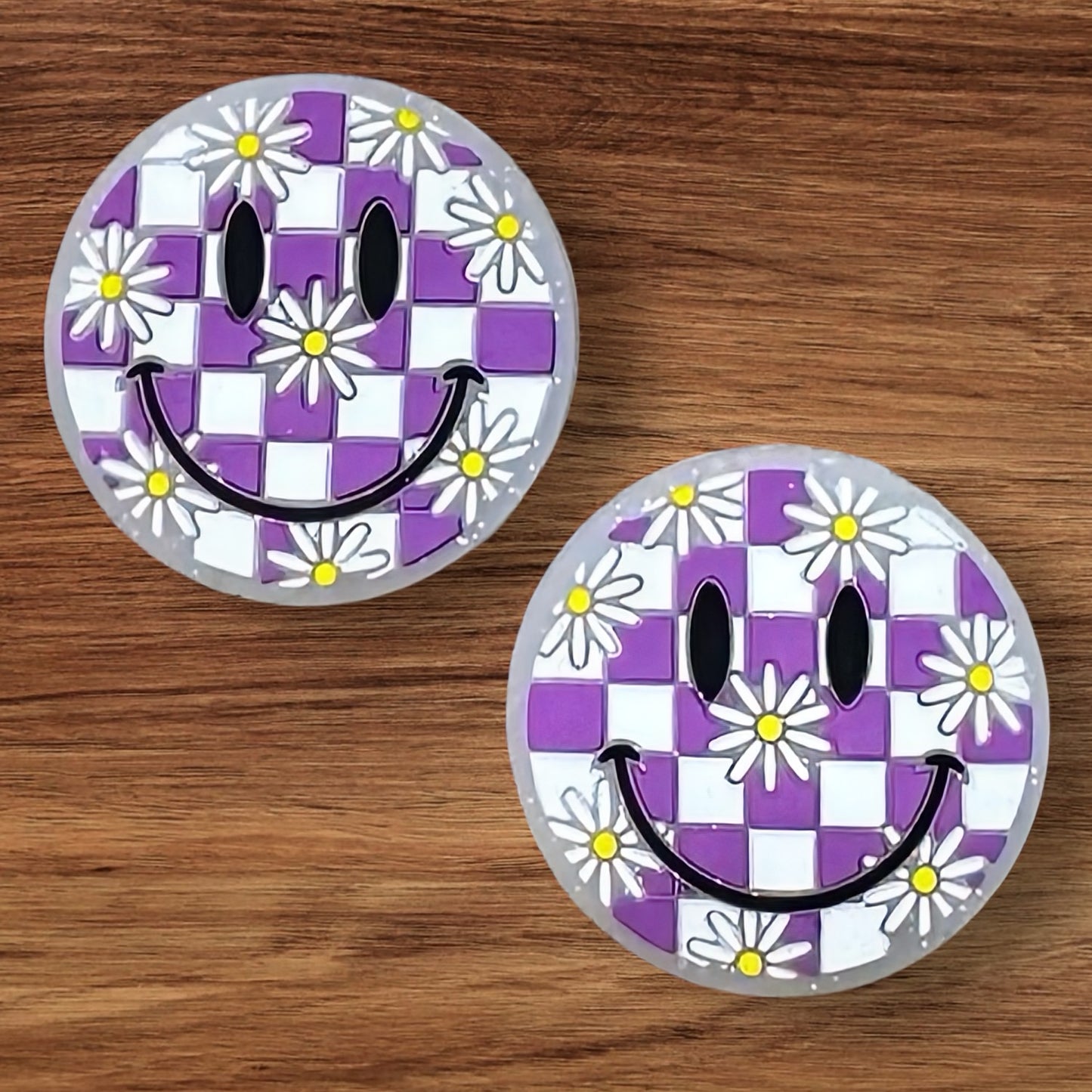 Checkered Smile Focal (Purple)