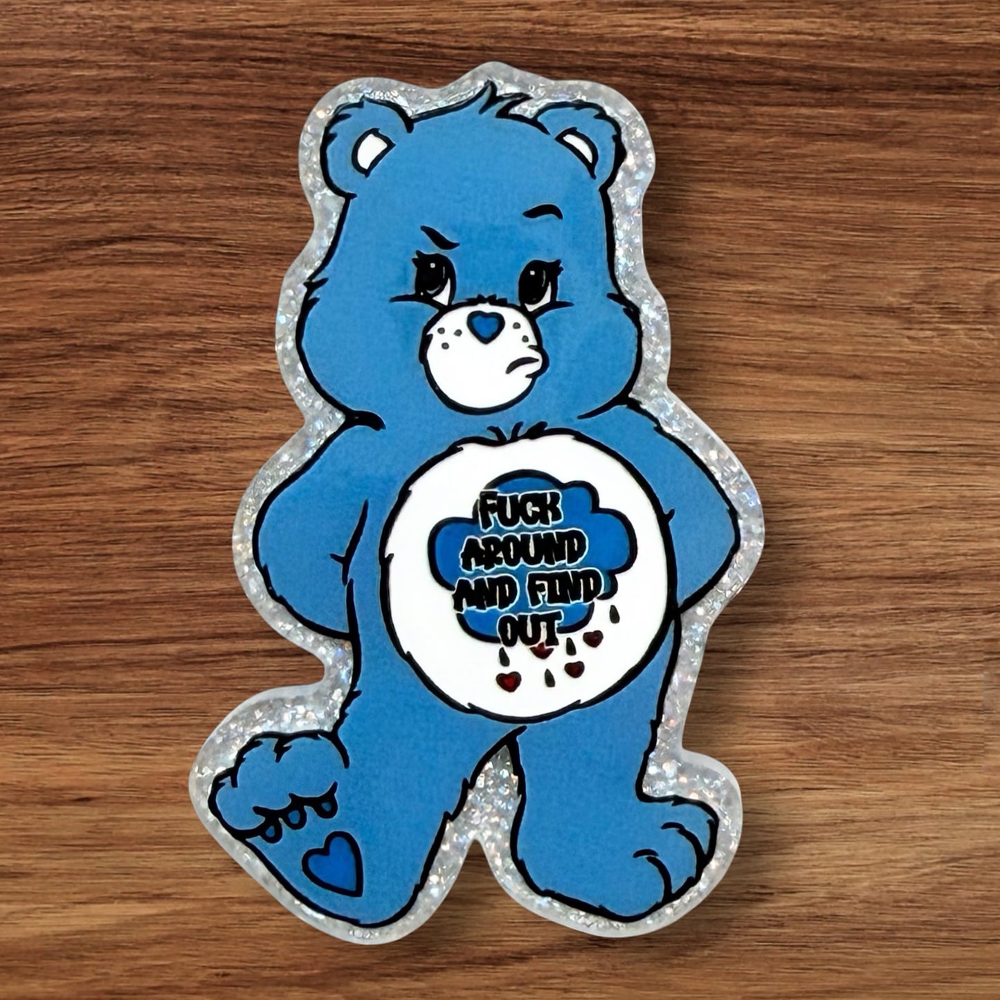 FAFO Bear Acrylic Flatback