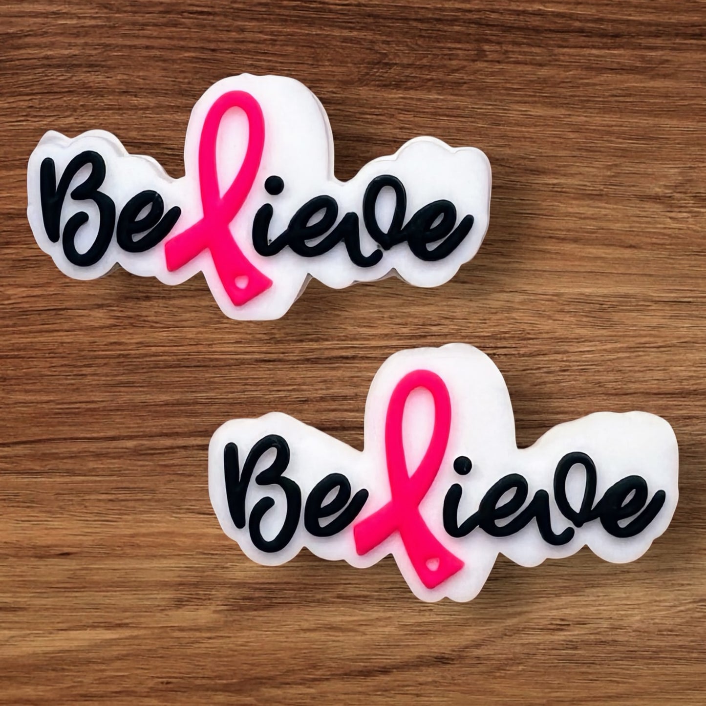 Believe with Ribbon Focal