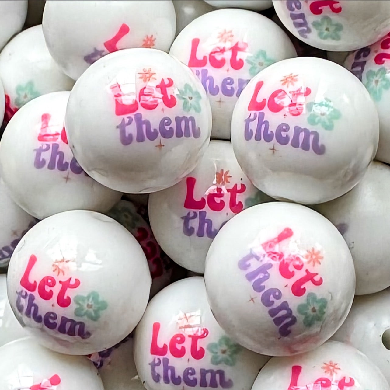 15mm Exclusive Let Them Silicone Bead