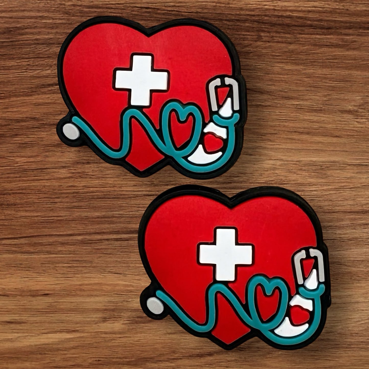 Red Nursing Heart Focal