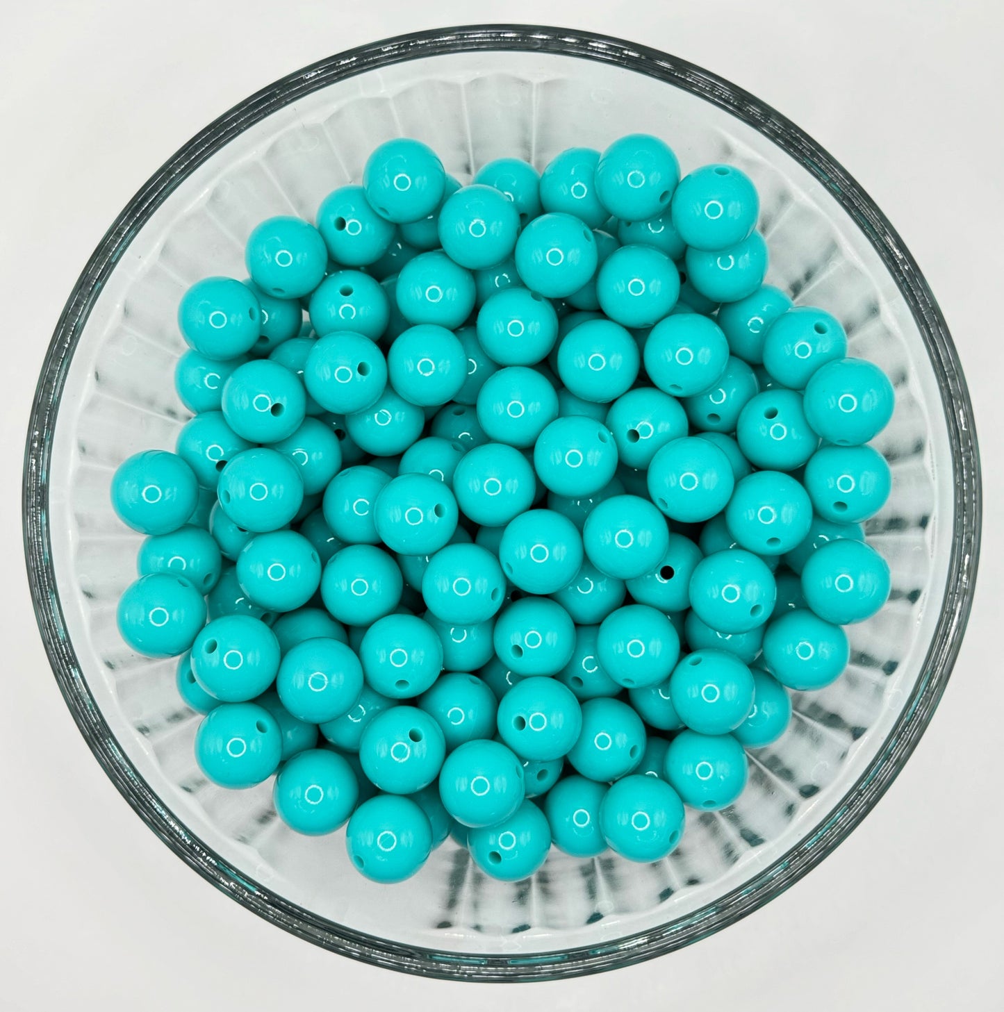 Liquid glossy 15mm silicone beads