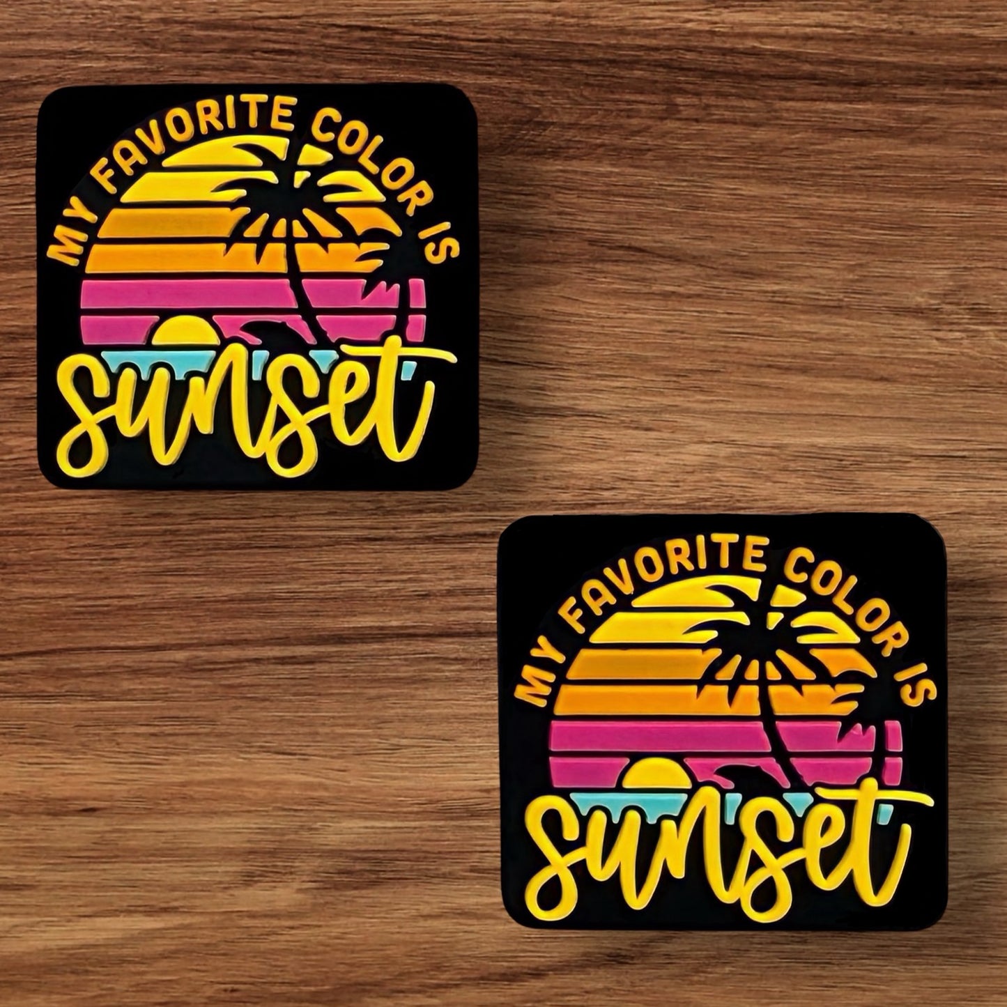 My Favorite Color Is Sunset Focal