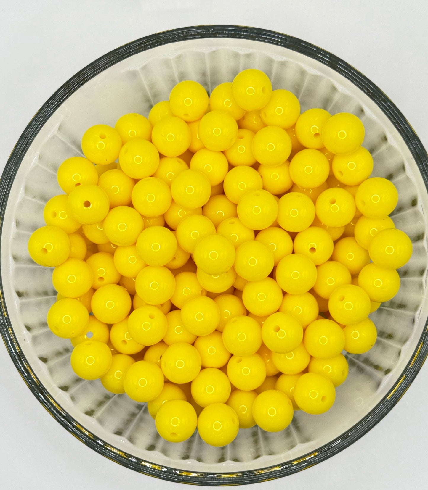 Liquid glossy 15mm silicone beads