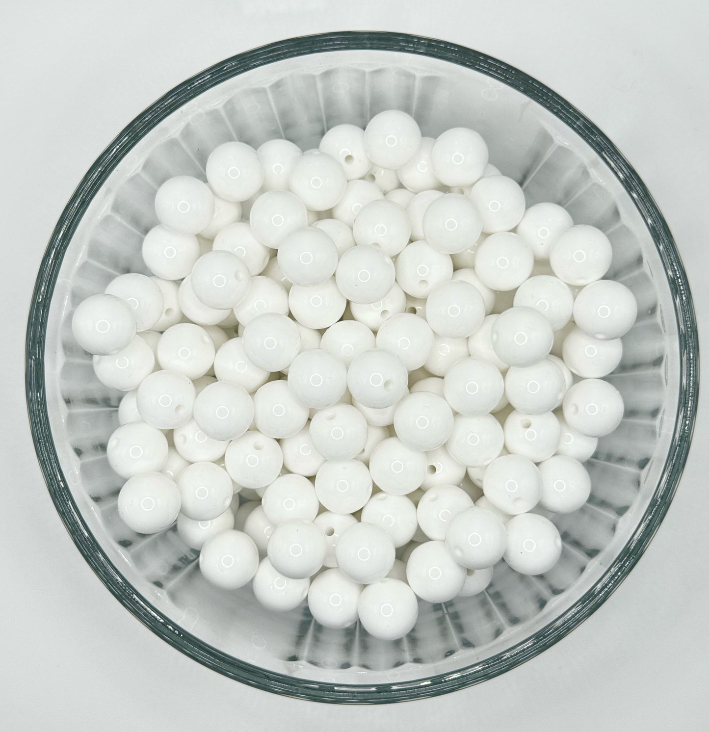 Liquid glossy 15mm silicone beads
