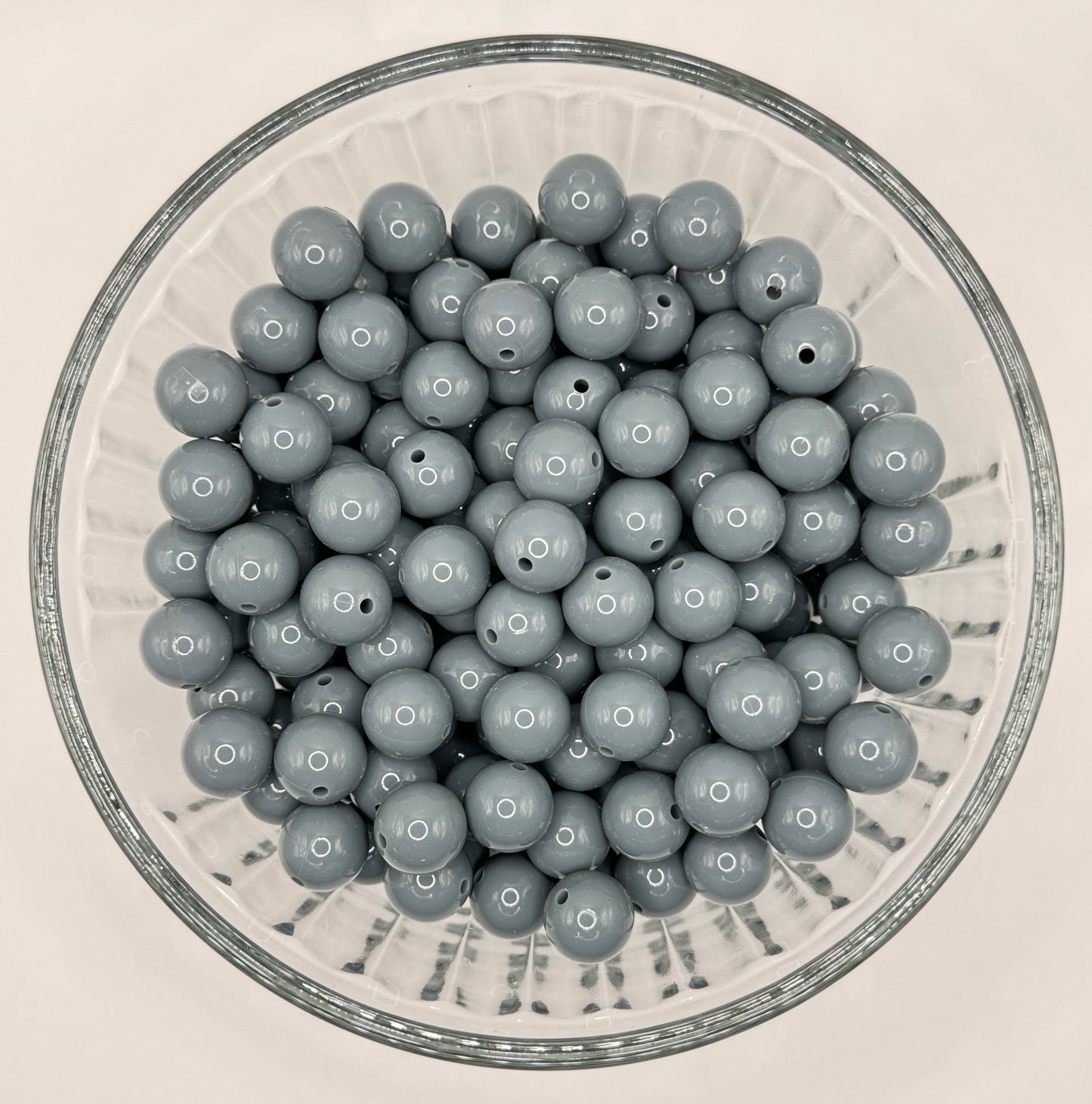 Liquid glossy 15mm silicone beads