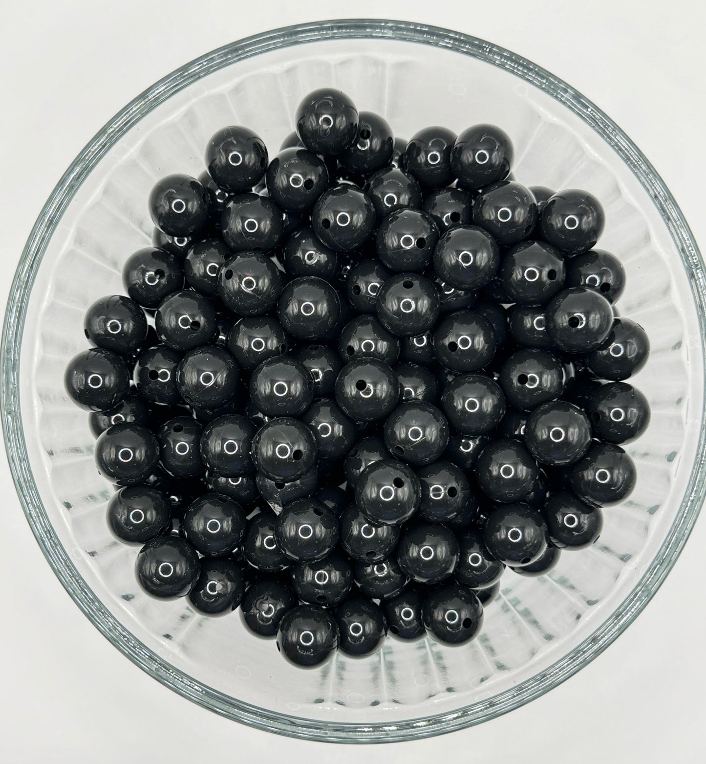 Liquid glossy 15mm silicone beads