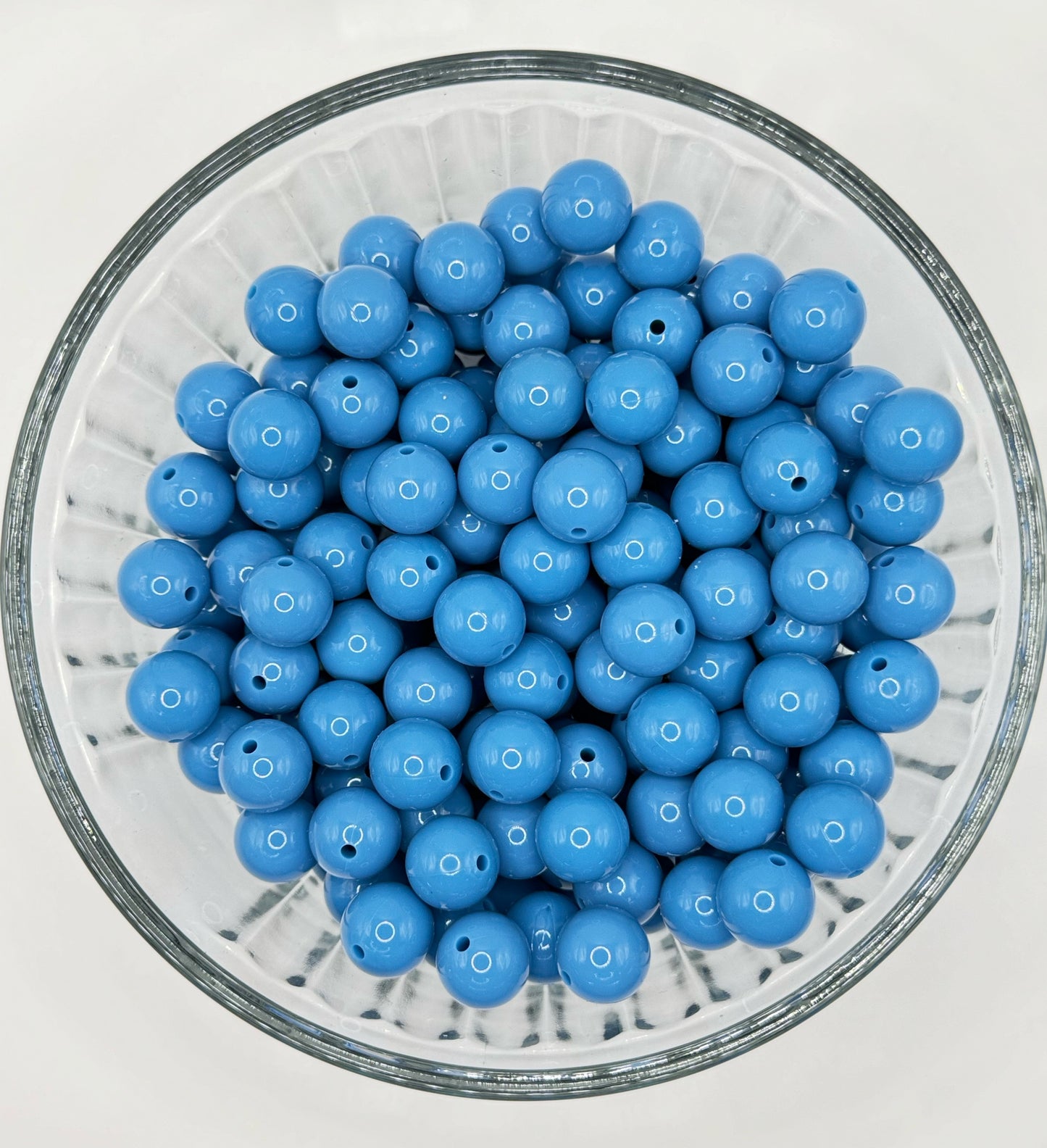 Liquid glossy 15mm silicone beads