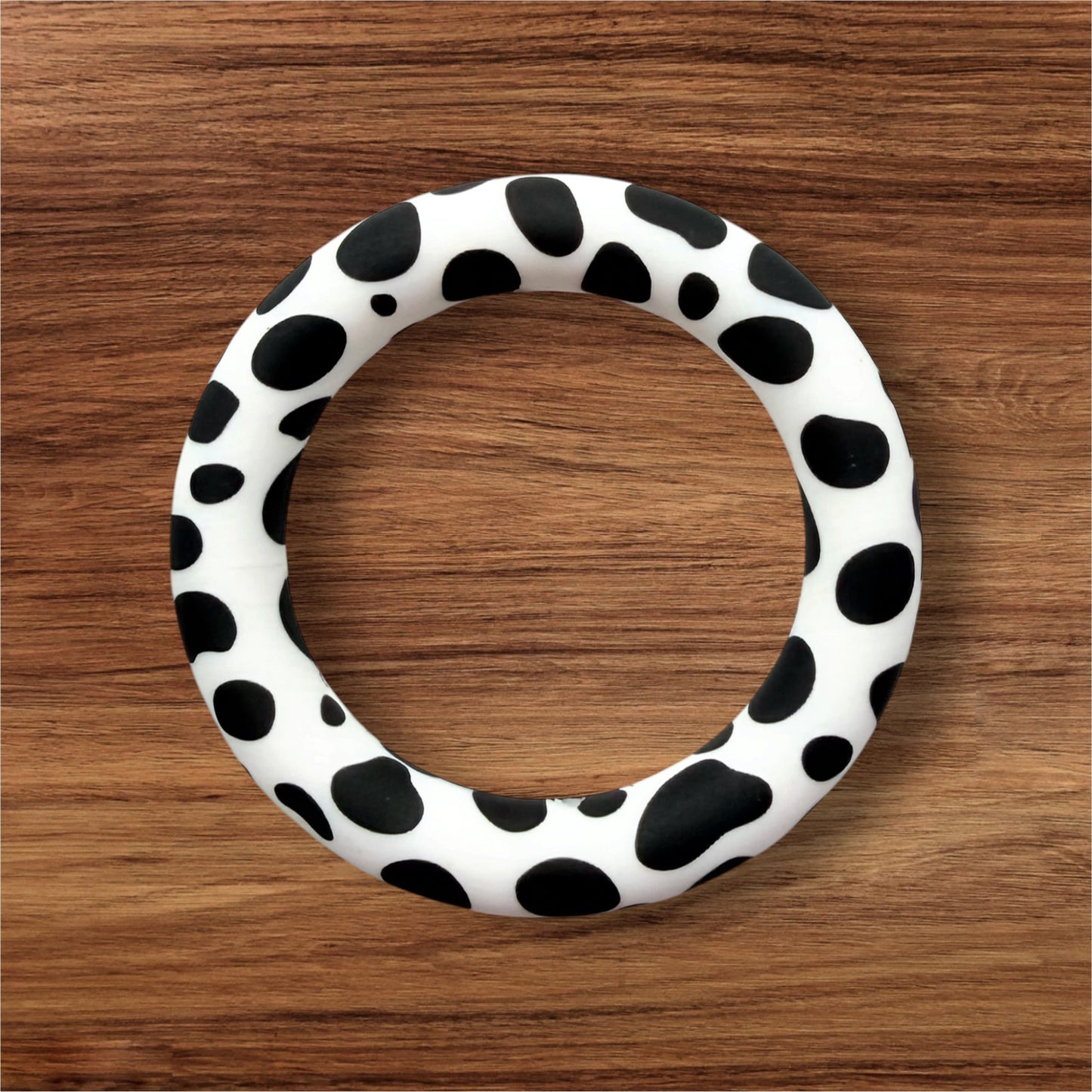 65mm Cow Print Silicone Ring