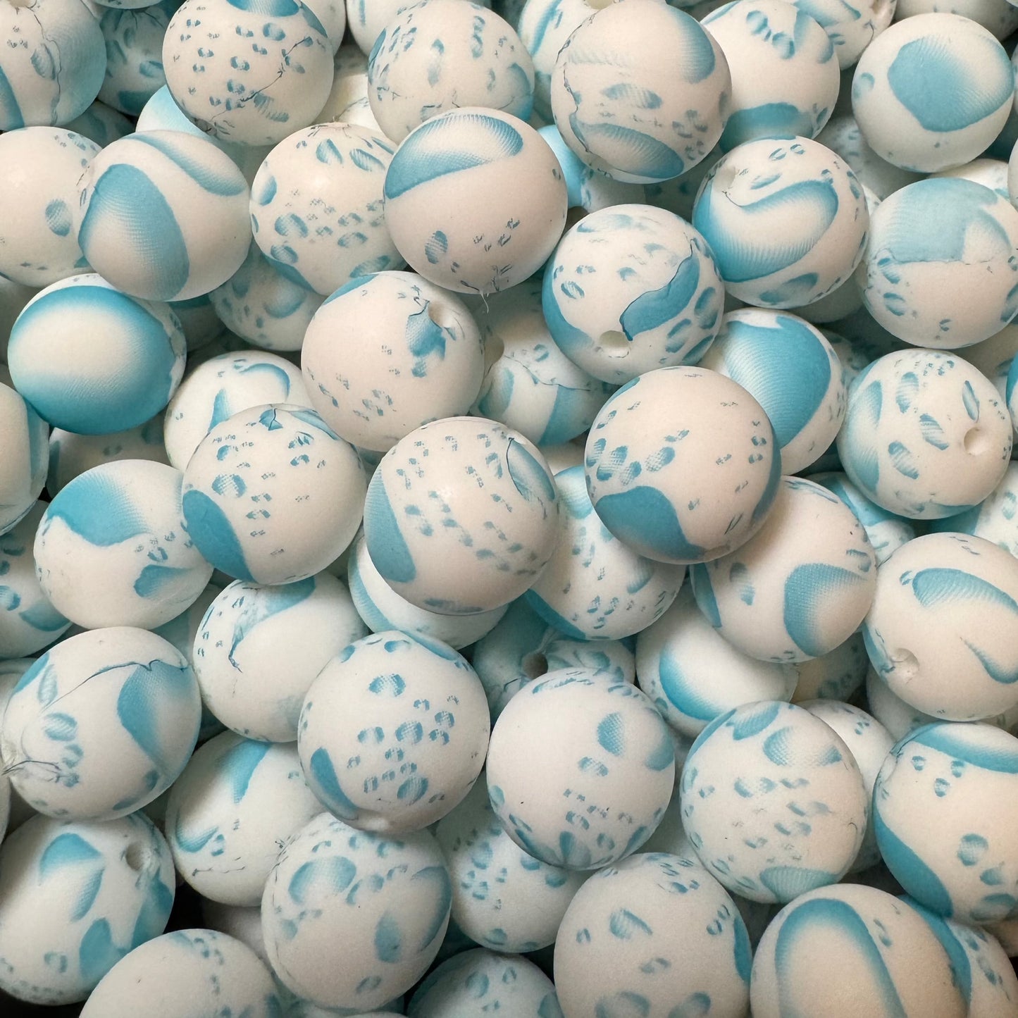 15mm SPLASH Silicone Bead