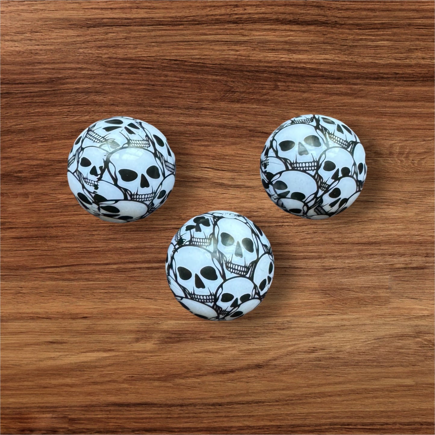 20mm Skull Acrylic Bead