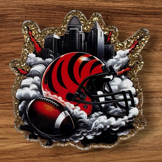 Football Acrylic Flatback