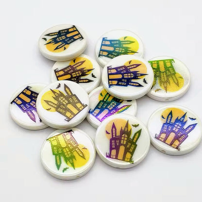 Acrylic Haunted House Bead