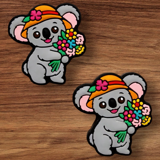 Koala Bear With Flowers Focal