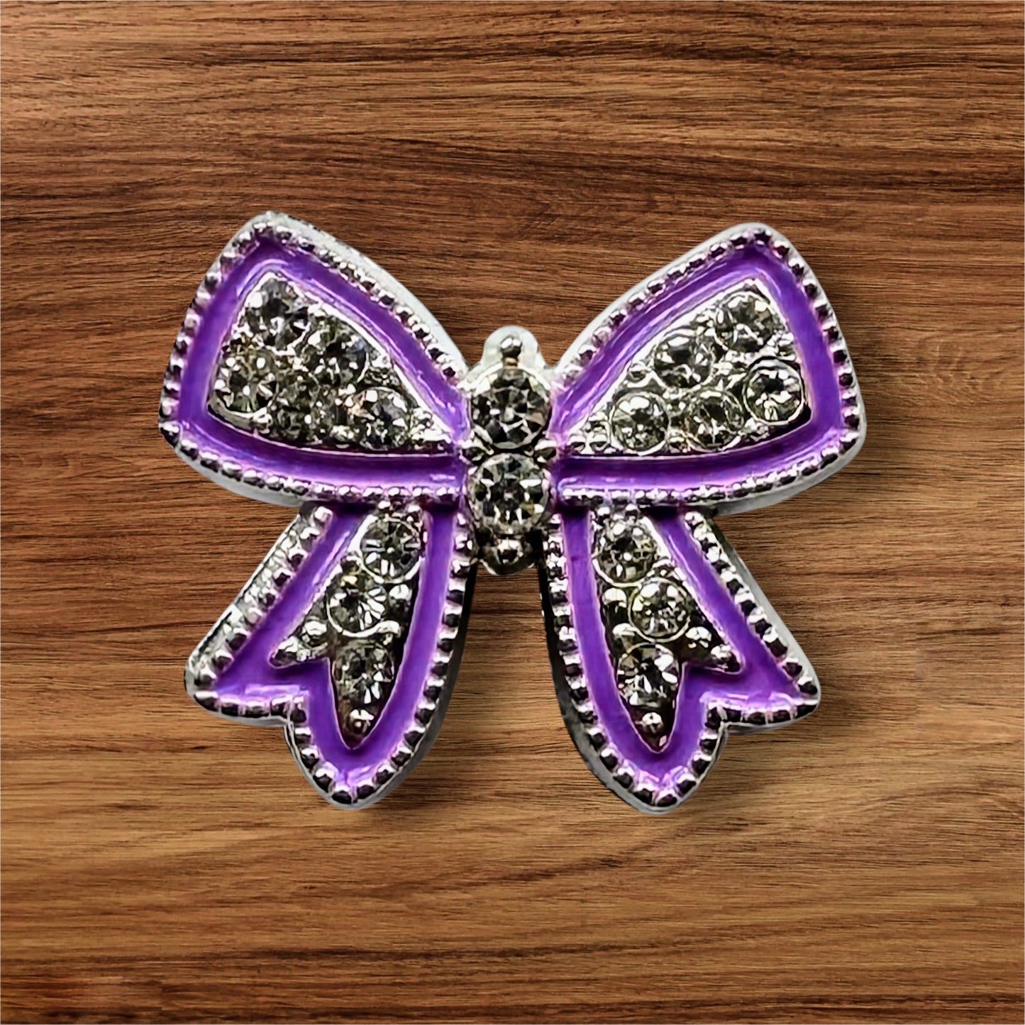 Sterling Silver & Rhinestone Bead