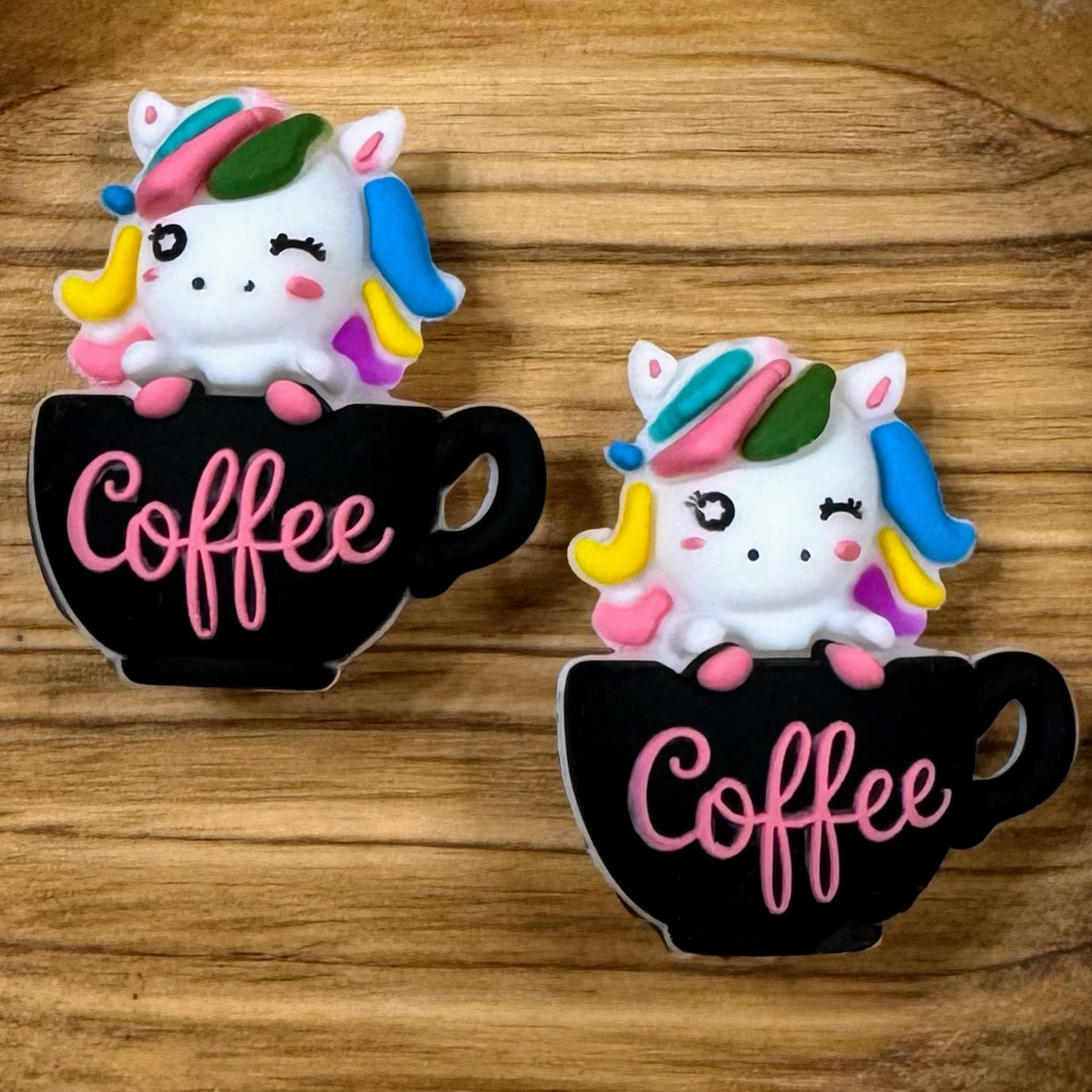 3-D Unicorn In Coffee Cup Focal