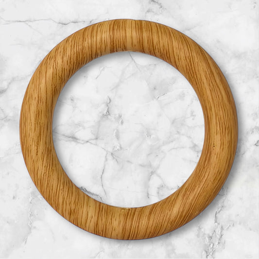 65mm Light Wood Silicone Ring