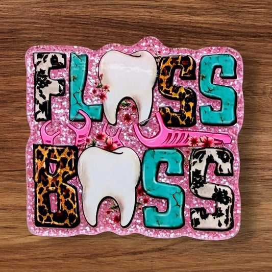 Floss Boss Acrylic Flatback