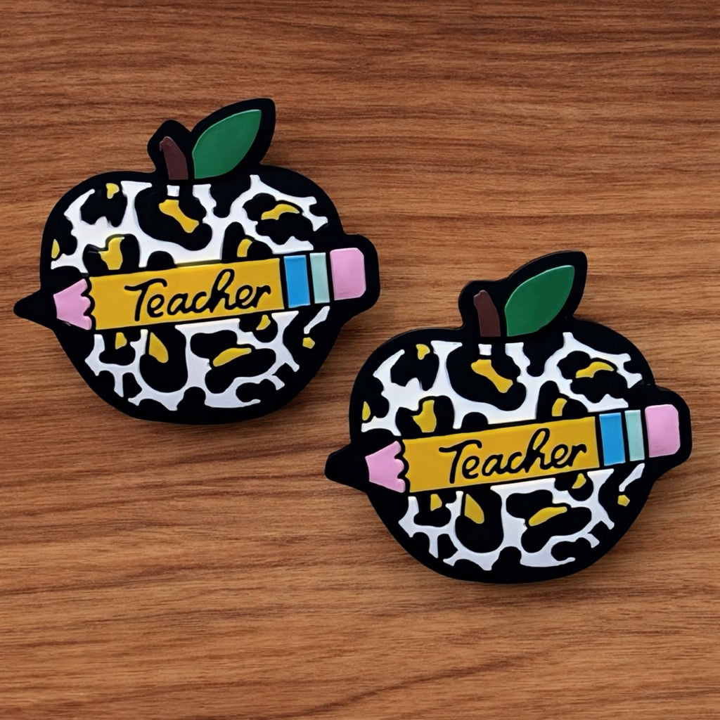 Leopard Teacher Apple Focal
