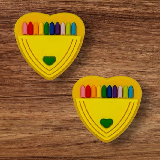 Crayon Heart Focal