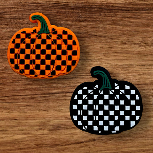 Checkered Pumpkin Focal