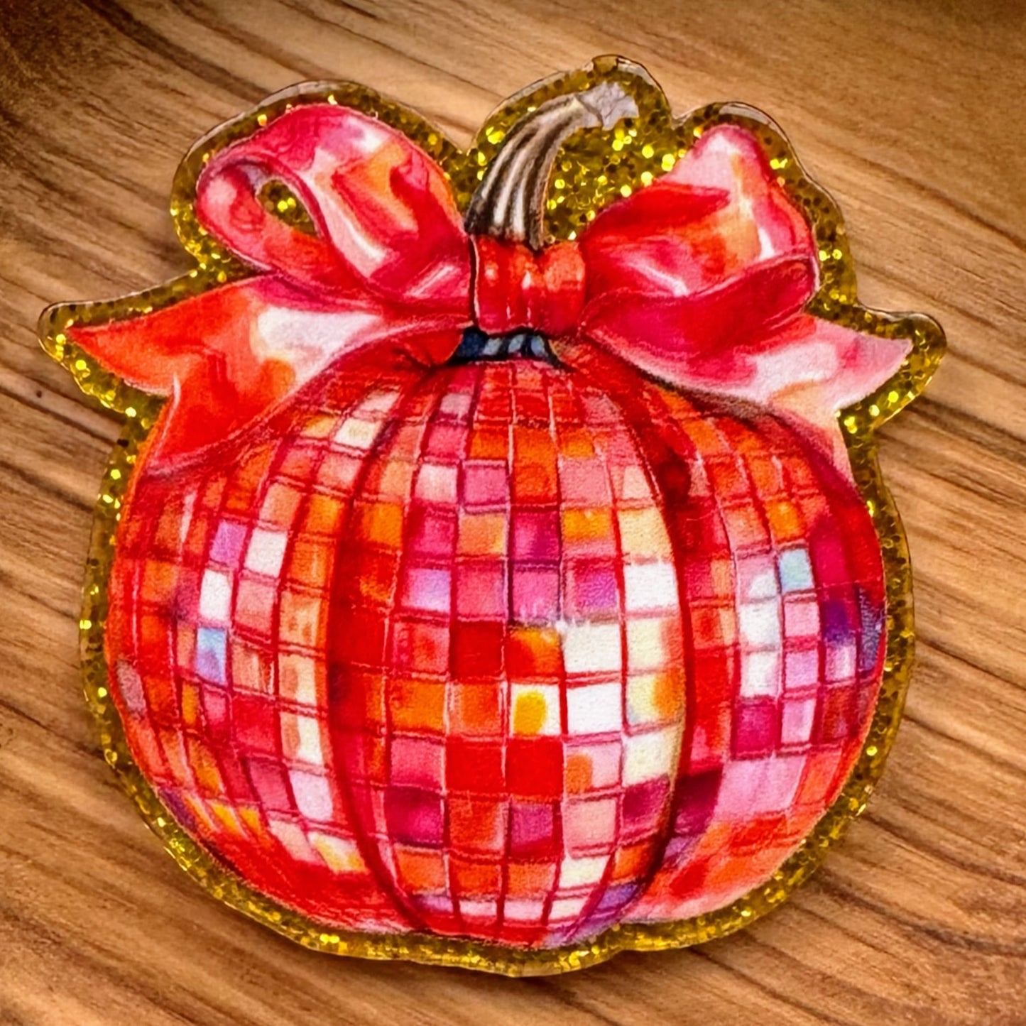 Bling Pumpkin Flatback