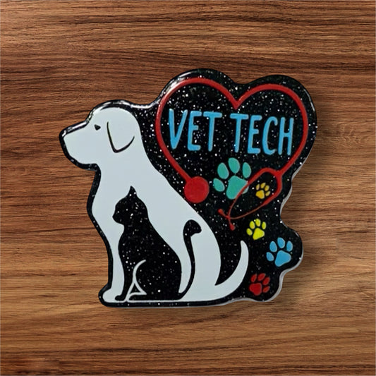 Vet Tech Acrylic Flatback